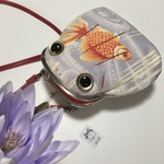 カエル ビックdeケロポシェット♡ゆらゆら金魚 薄紫♡