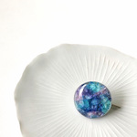 ガラスの雫　～ 　紫陽花　　～　ポニーフック