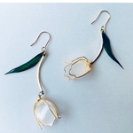 【再販】Tulip -white -（チューリップ）ピアス