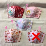 限定値下中！フィルターポケット付き＊ジュニアサイズ立体マスク