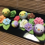 まあるい小鳥の彩りオブジェB