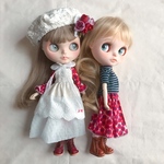 ブライスアウトフィット★リバティコーデセット★Red×White×Navy