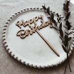 木製ケーキトッパー　Happy Birthday 誕生日