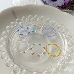 ＊SALE＊ビーズピンキーリング6点セット