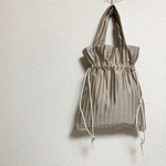 持ち手付き　巾着bag 