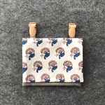 インド木版プリントの移動ポケット　女子