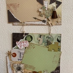【完成品】スクラップブッキング(壁掛け)