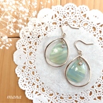 ✩シェルしずくとフープのピアス.イヤリング
