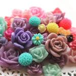 お花のカボションセット toku191