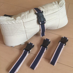 【再×62販】〈新色〉エルゴ収納ベルト （バックル式）紺色に赤いステッチ