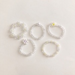 シンプル　ビーズリング　セット