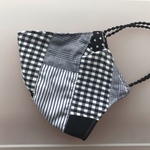 ハンドメイド　立体　マスク　マスクカバー　パッチワーク 