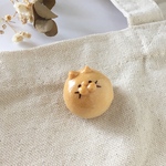 本物のパンでできた✳︎オジネコのパンブローチ＊（マグネットに変更可）