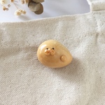 本物のパンでできた✳︎オジアザラシのパンブローチ＊（マグネットに変更可）