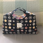 【m様オーダー品】ume＊mew バッグインバッグ（太鼓ネコ)