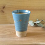 泡までおいしいビアカップ～トルコブルー