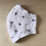 プチフラワー リネン立体マスク ハンドメイド
