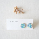 maru #3 革ピアス (color : ブルーレモン)