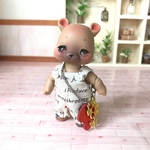 おでかけロンパース ベージュキノコ13