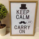 ポスター keep calm and carry on