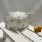 キッズマスク 立体型（オフホワイト×シルバー⭐︎）