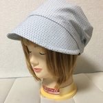 1点もの！ゆるっとラップキャップ　白系