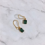 vintageガラスピアス