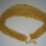 ロングチェーン（太さ約3.5mm)　10m　ゴールド　（Ｓ－12）