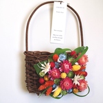 (送料無料) 5月限定 *Summer color 〜pink＊* 壁掛けインテリア*。