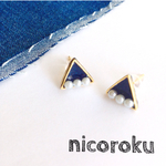 再販！ デニムピアス