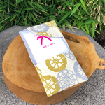 携帯用マスクケース　これからの季節必需品❣️お食事の時マスクどこに置く？ 輪の花柄⑦