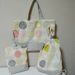 入園入学 3点 セット(レッスンバッグ･シューズバッグ･ナップサック) 北欧風