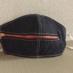 デニムのマスク