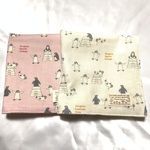 【送料無料】大判6重ふんわ〜りダブルガーゼのハンカチ ペンギン