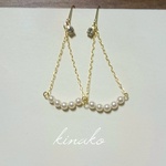 ♥再販売♥大人女子のゆらゆらパールピアス