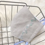 手刺繍布マスク デイジーライン