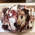 ※在庫分で再販無し※ 立体マスク　犬柄　ハンドメイド　大人用　インナーマスク　布マスク