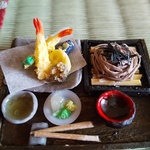 （再販）ざるそばとｻｸｻｸ天ぷらのセット