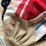 お魚きんちゃく🐟お目目👀とヒレが花柄のおもしろ♡♡可愛いきんちゃく