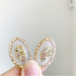 【新作♡】 グレー　アリッサム ピアス チタンピアス イヤリング  