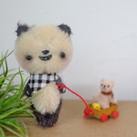 *SABOBEAR* NO.19  いたずらっ子のパンダちゃん テディベア　　