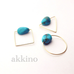 figure 《turquoise》 ピアス／イヤリング