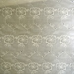 綿レース刺繍生地１m