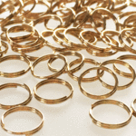 2重カン【10mm・ゴールド】約500個で350円