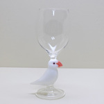 <受注制作>白文鳥のグラス  
