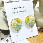 再販✨春夏✨新作✨＊バイカラー風レジンイヤリング💕　　夏イヤリング　普段使い　デート　結婚式　プレゼント　夏ピアス　夏　夏アクセサリー　レジン