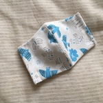 【夏マスク】コットン立体マスク ⚘ 北欧(鳥) ゴム付き調整可