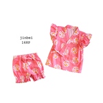 甚平【Pink bouquet】