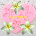 プルメリアのお花のシリコンモールド