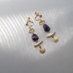 紫色のドレスのに合わせて～イヤリング（ピアス）～